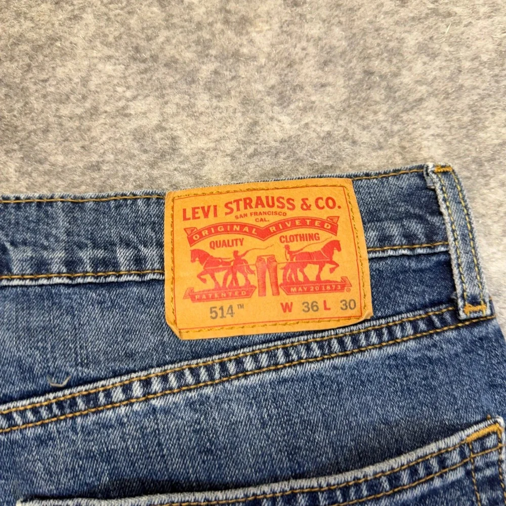 Lot of 3 Levi's 541 514 Jeans Men's 36x30 Blue Denim Work Pants Bundle